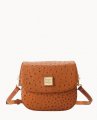 Dooney Ostrich Saddle Bag Caramel ID-DLqCnvKk