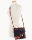 Dooney Suede Crossbody Drawstring Navy ID-aQWjXblN