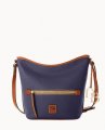 Dooney Pebble Grain Zip Sac Midnight Blue ID-LYhZUj9A