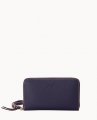 Dooney Henrys Large Zip Around Wristlet Navy ID-TPSkXz18