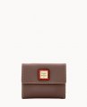 Dooney Pebble Grain Small Flap Credit Card Wallet Elephant ID-dGIfaNJr