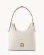 Dooney Pebble Grain Hobo White ID-Y5FiOPph