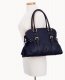 Dooney Florentine Domed Buckle Satchel Navy ID-hgQURYXk