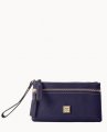 Dooney Saffiano Double Zip Wristlet Marine ID-AO3uC9lo