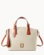 Dooney Pebble Grain Trina Satchel Bone ID-0w3167Dn