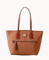 Dooney Pebble Grain Small Tote Caramel ID-cYUg2ecp