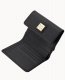 Dooney Saffiano Small Flap Credit Card Wallet Black ID-DlUdp1KQ