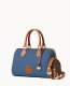 Dooney All Weather Leather 3.0 Barrel Satchel 28 Denim ID-YYSrJGLc