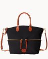 Dooney Nylon Large Pocket Satchel Black ID-PXQOXiMw