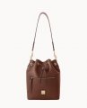 Dooney Saffiano Drawstring Amber ID-BeQhJyFJ