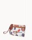 Dooney NFL Broncos Double Zip Wristlet Denver Broncos ID-GMA2ZF8v