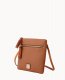 Dooney Pebble Grain Double Zip Tassel Crossbody Caramel ID-GTIC91WK