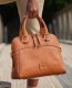 Dooney Florentine Cameron Satchel Chestnut ID-r1HvIFkK