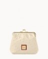Dooney Ostrich Large Frame Purse Bone ID-uNzrJrHK