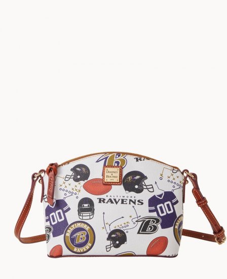 Dooney NFL Ravens Suki Crossbody RAVENS ID-Cae5Zsz7 - Click Image to Close