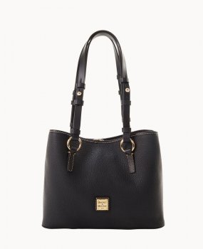 Dooney Pebble Grain Small Briana with Pouch Black Black ID-VFl4EO0N