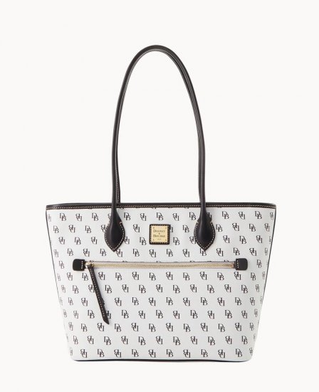 Dooney Gretta Tote White ID-cboFo3LO - Click Image to Close