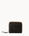 Dooney Florentine Small Zip Around Wallet Black Black ID-gCkDSjqo