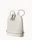 Dooney Saffiano Small Zip Pod Backpack Ecru ID-0hz864Eg