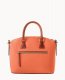 Dooney Pebble Grain Domed Satchel Coral ID-A3BF3jbm