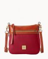 Dooney Pebble Grain Crossbody 25 Wine ID-Q5j8X6yx