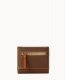 Dooney Pebble Grain Small Flap Credit Card Wallet Bark ID-Zex4i95c