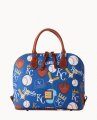 Dooney MLB Royals Zip Zip Satchel Royals ID-IuZrXdfS