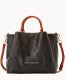 Dooney Ostrich Large Barlow Black ID-3S3psuoF