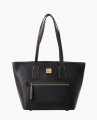 Dooney Saffiano Small Tote Black ID-7W9Hn4aX