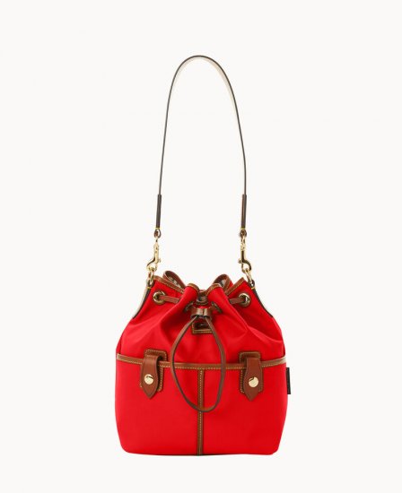 Dooney Wayfarer Drawstring Red ID-vyvoPYFk - Click Image to Close