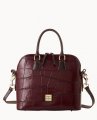 Dooney Denison Satchel Bordeaux ID-d1lcy1Jw