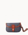 Dooney Oncour Cabriolet Flap Wristlet Dark Grey ID-hUhyXv64