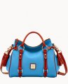 Dooney Pebble Grain Satchel Sky Blue ID-uhz8bWhz