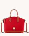 Dooney Pebble Grain Darcy Satchel Red ID-tJoQ1wCm