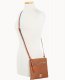 Dooney Pebble Grain Double Zip Tassel Crossbody Caramel ID-GTIC91WK