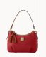 Dooney Pebble Grain Pouchette Red ID-Q2YuAV97