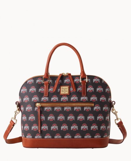 Dooney Collegiate Ohio State Domed Zip Satchel OHIO STATE ID-kwTeYNW7 - Click Image to Close
