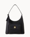 Dooney Pebble Grain Hobo Black Black ID-darZqHJ1