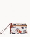 Dooney NFL Patriots Double Zip Wristlet New England Patriots ID-tiWFfENd