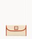 Dooney Pebble Grain Continental Clutch Bone ID-RvIu7pcx