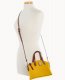 Dooney Pebble Grain Ruby Bag With Card Case Mustard ID-GX72dMsZ