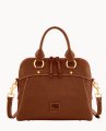 Dooney Florentine Cameron Satchel Chestnut ID-r1HvIFkK