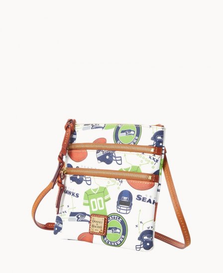 Dooney NFL Seahawks N S Triple Zip Crossbody SEAHAWKS ID-2eHob71Y - Click Image to Close