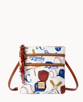 Dooney MLB Royals N S Triple Zip Crossbody ROYALS ID-1sqpyXmF