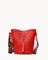 Dooney Henrys Small Bucket Bag Persimmon ID-CZmF8P25