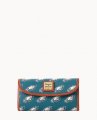 Dooney NFL Eagles Continental Clutch EAGLES ID-1pcImJGm
