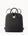 Dooney Saffiano Small Zip Pod Backpack Black ID-1SplYyAT