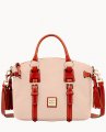 Dooney Pebble Grain Bristol Satchel Blush ID-IS7m8sca