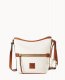 Dooney Pebble Grain Small Zip Sac White ID-2Qr42Ovi