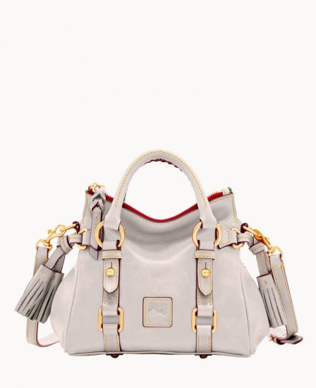 Dooney Florentine Nano Satchel Ecru ID-IANDkXxi - Click Image to Close